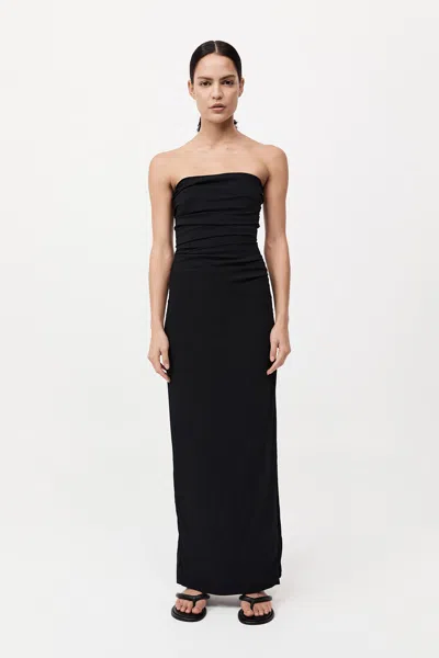 ST AGNI STRAPLESS TIE BACK DRESS
