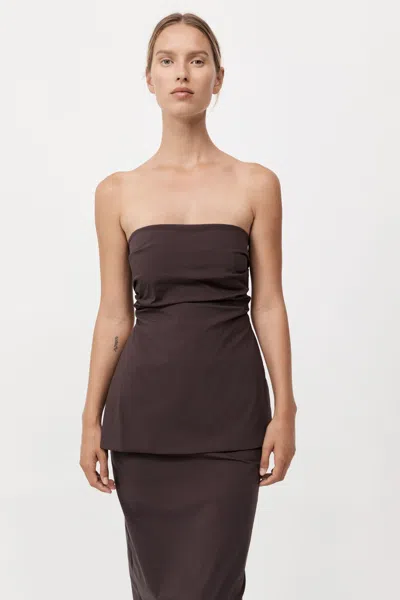 ST AGNI STRAPLESS TIE BACK TOP