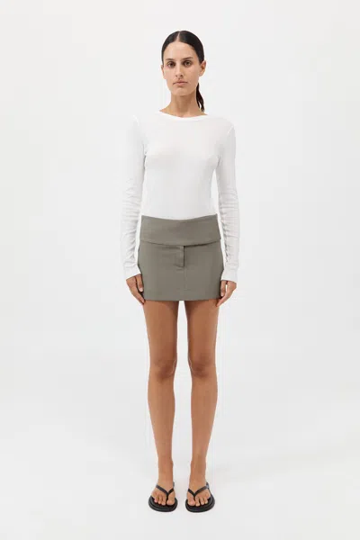 ST AGNI WIDE WAISTBAND MINI SKIRT