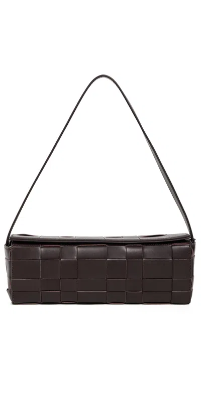 ST AGNI WOVEN EAST WEST BAG COFFEE