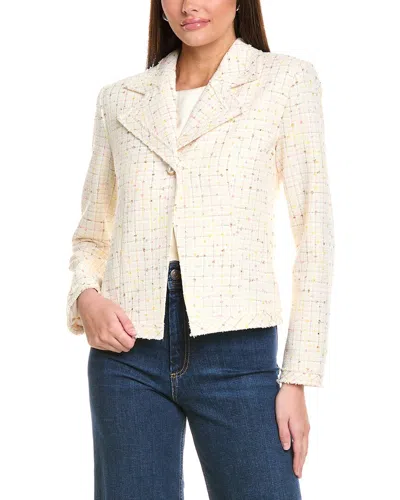 ST JOHN ST. JOHN SPACE-DYED WINDOW PANE TWEED