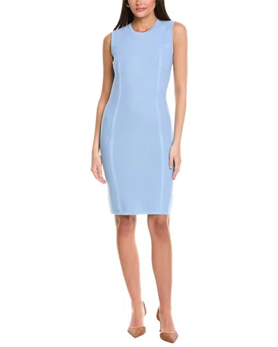 ST JOHN ST. JOHN STRETCH PIQUE KNIT SHEATH DRESS