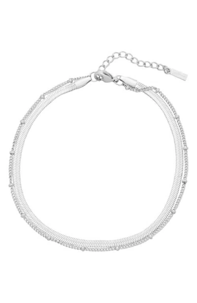 ST. MORAN ST. MORAN LAYERED CHAIN ANKLET