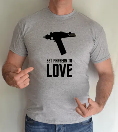 STAR TREK STAR TREK, SATZ PHASERS SICH LOVE, RAUM, SCIFI , T -SHIRT