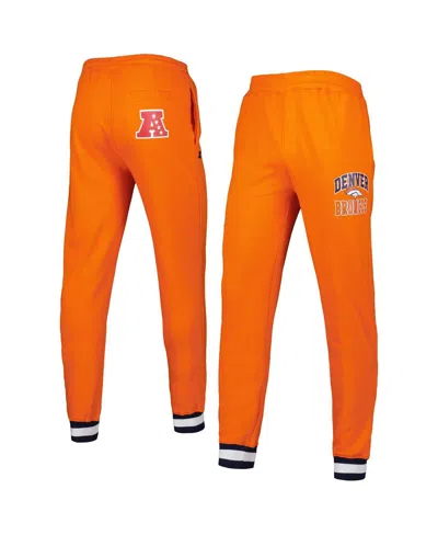STARTER MEN'S STARTER ORANGE DENVER BRONCOS BLITZ FLEECE JOGGER PANTS