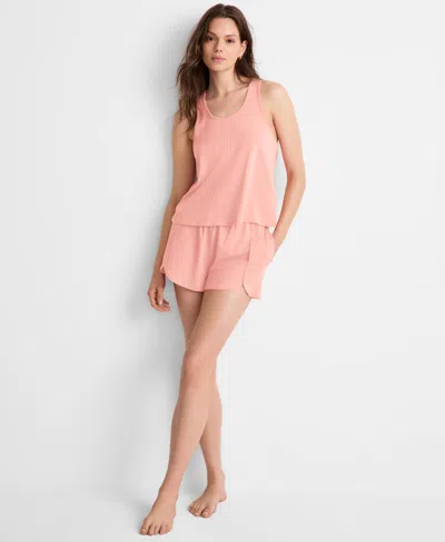 STATE OF DAY WOMEN'S TULIP TANK TOP & SHORT PAJAMA SET, EXCLUSIVELY AT MACY'S