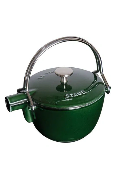 STAUB STAUB 1-QUART ENAMELED CAST IRON TEA KETTLE