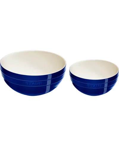 STAUB NESTED MIXING BOWLS, SET OF 2