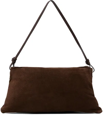 STAUD BROWN WALLY SHOULDER BAG