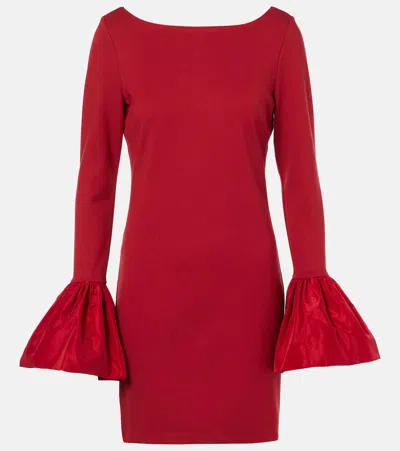 STAUD HAWTHORNE RUFFLED MINIDRESS