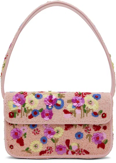 STAUD MULTICOLOR TOMMY BEADED BAG