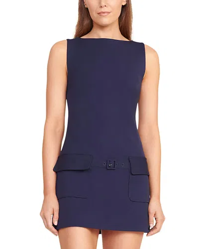 STAUD SHEILA SLEEVELESS MINI DRESS