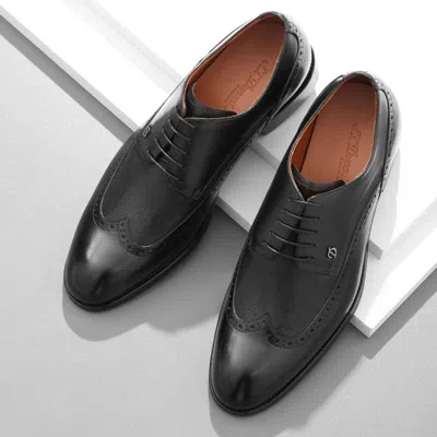 S.T.DUPONT 都彭 系带布洛克头层牛皮时尚商务鞋优雅约会低跟舒适男皮鞋通勤男鞋