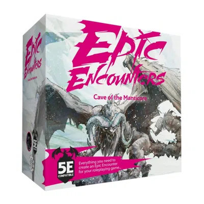 STEAMFORGED GAMES CAVE OF THE MANTICORE EPIC ENCOUNTERS FIGURINE