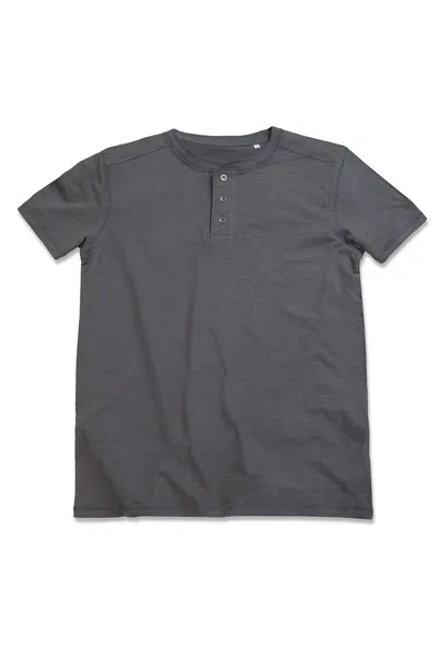 STEDMAN 10 STÜCK SET STEDMAN HERREN HENLEY T-SHIRT BAUMWOLLE SHAWN KNOPFLEISTE S-2XL BAS