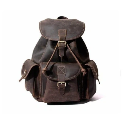 STEEL HORSE LEATHER STEEL HORSE LEATHER THE ASMUND BACKPACK | GENUINE LEATHER RUCKSACK