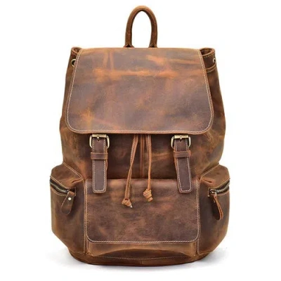 STEEL HORSE LEATHER STEEL HORSE LEATHER THE HAGEN BACKPACK | VINTAGE LEATHER BACKPACK