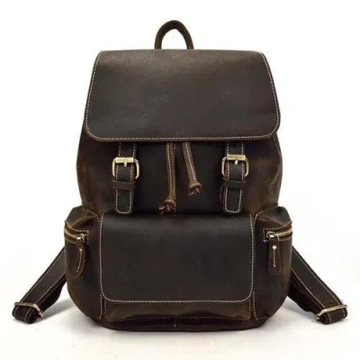 STEEL HORSE LEATHER STEEL HORSE LEATHER THE HAGEN BACKPACK | VINTAGE LEATHER BACKPACK