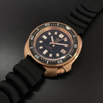 STEELDIVER BRONZE 6105 AUTOMATIC WATCHES NH35 SAPPHIRE GLASS MECHANICAL DIVE WRISTWATCH MEN