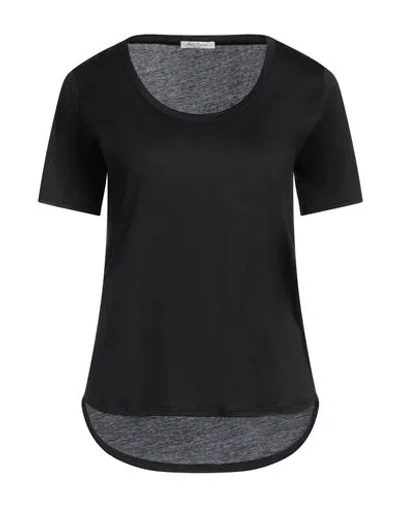 STEFAN BRANDT STEFAN BRANDT WOMAN T-SHIRT BLACK SIZE XL COTTON