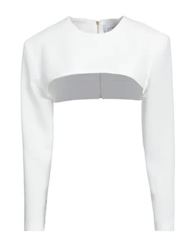 STEFANO DE LELLIS STEFANO DE LELLIS WOMAN TOP WHITE SIZE 8 PES