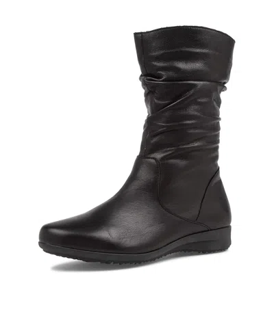 STEGMANN STEGMANN CARRIE BLACK LEATHER CALF BOOTS WOMENS SHOES CASUAL BOOTS CALF