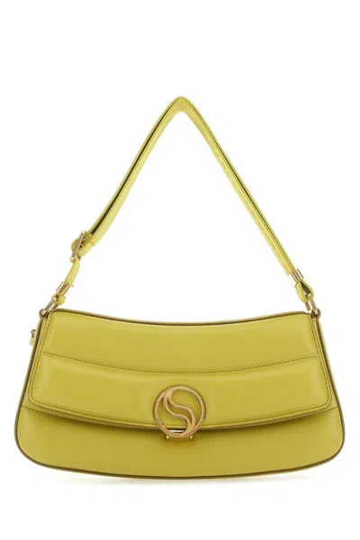 STELLA MCCARTNEY ACID GREEN ALTER MAT SHOULDER BAG