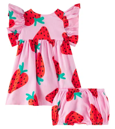 STELLA MCCARTNEY BABY PRINTED DRESS AND BLOOMERS SET
