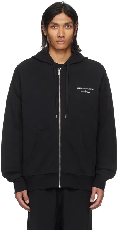 STELLA MCCARTNEY BLACK SEXY ROBOT HOODIE