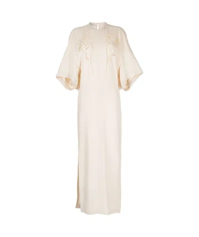 STELLA MCCARTNEY BRODERIE-ANGLAISE COTTON MIDI DRESS