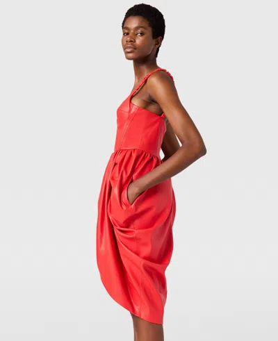 STELLA MCCARTNEY BUSTIER TOP RUCHED WRAPPED MINI DRESS