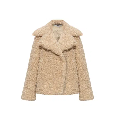 STELLA MCCARTNEY STELLA MCCARTNEY CROPPED FAUX-FUR COAT