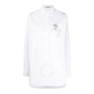 STELLA MCCARTNEY STELLA MCCARTNEY CRYSTAL-EMBELLISHED HORSE SHIRT