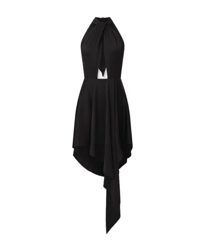 STELLA MCCARTNEY STELLA MCCARTNEY CUT-OUT SLEEVELESS ASYMMETRIC DRESS