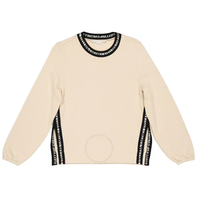 STELLA MCCARTNEY STELLA MCCARTNEY DESERT LOGO-TAPE KNITTED JUMPER