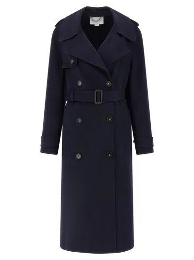 STELLA MCCARTNEY STELLA MCCARTNEY DOUBLE BREASTED WOOL TRENCH COAT