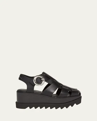 STELLA MCCARTNEY ELYSE VEGAN PLATFORM FISHERMAN SANDALS