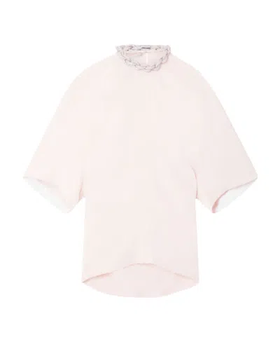 STELLA MCCARTNEY STELLA MCCARTNEY FALABELLA EMBELLISHED CREWNECK BLOUSE