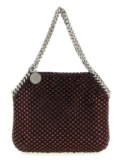 STELLA MCCARTNEY FALABELLA NANO HAND BAGS BORDEAUX