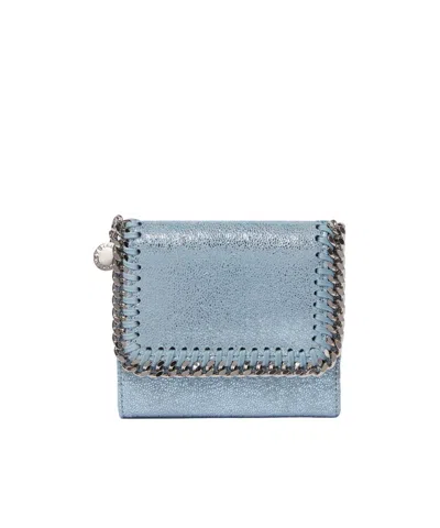 STELLA MCCARTNEY STELLA MCCARTNEY FALABELLA LOGO PLAQUE SMALL WALLET