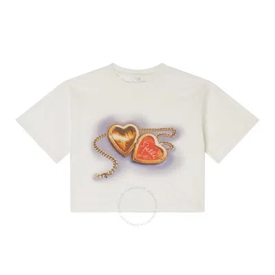 STELLA MCCARTNEY STELLA MCCARTNEY GIRLS HEART SHAPE CROP TOP