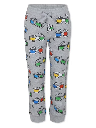 STELLA MCCARTNEY GLASSES-PRINT TRACK PANTS
