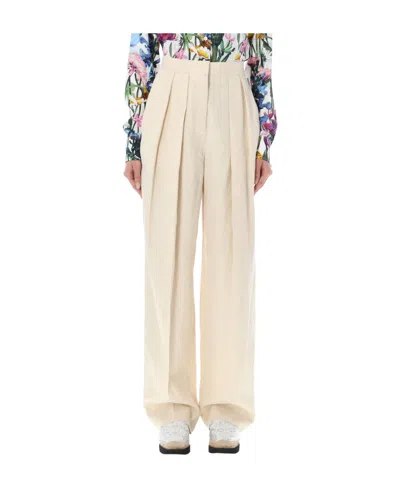 STELLA MCCARTNEY STELLA MCCARTNEY STRAIGHT LEG PLEATED PANTS