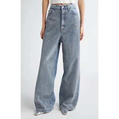 STELLA MCCARTNEY STELLA MCCARTNEY HOTFIX WIDE LEG JEANS
