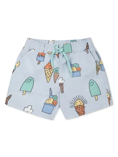 STELLA MCCARTNEY ICE CREAM-PRINT SWIM SHORTS
