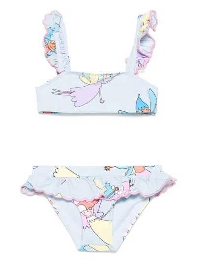 STELLA MCCARTNEY ILLUSTRATION-PRINT BIKINI SET