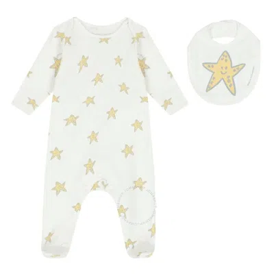 STELLA MCCARTNEY STELLA MCCARTNEY INFANT STAR PRINT BABYGROW GIFT SET