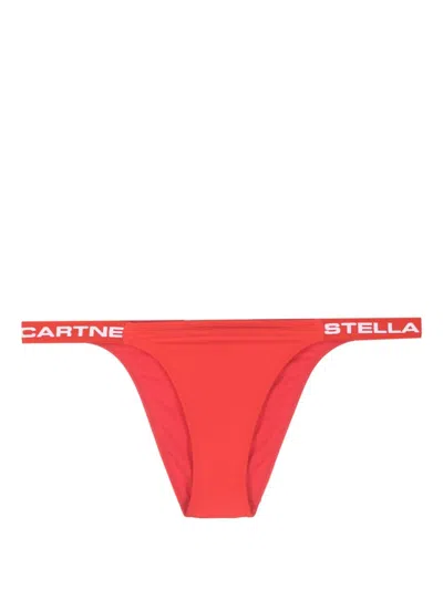STELLA MCCARTNEY LOGO-PRINT BIKINI BOTTOMS