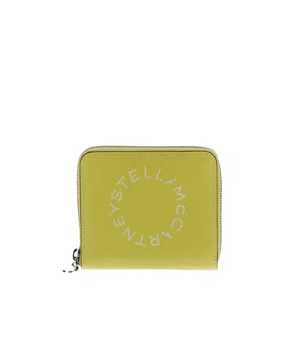 STELLA MCCARTNEY STELLA MCCARTNEY LOGO-PRINTED ZIP-AROUND WALLET
