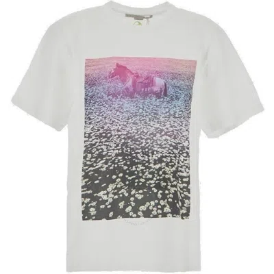 STELLA MCCARTNEY STELLA MCCARTNEY LUCKY SPOT DAISY FIELD COTTON T-SHIRT